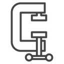 Clamp icon