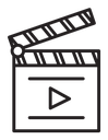 Clapboard icon