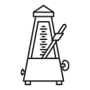 Classic metronome icon