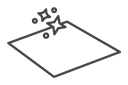 Clean floor surface Black Outline icon