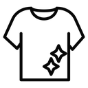 Clean t-shirt icon