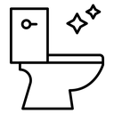 Clean toilet icon
