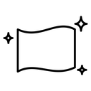 Cleaning cloth icon