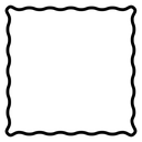 Cleaning cloth Black Outline icon