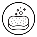 Cleaning sponge icon