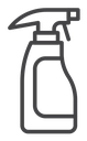Cleaning spray icon