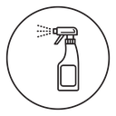 Cleaning spray icon