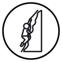 Climbing icon