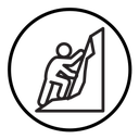 Climbing icon