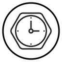 Clock time icon