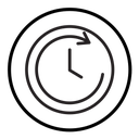 Clock time icon