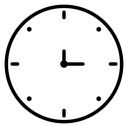 Clock two icon