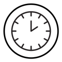 Clock two icon