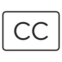 Closed caption icon