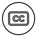 Closed caption icon