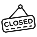 Closed Sign icon
