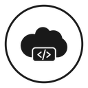 Cloud code icon
