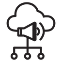 Cloud Marketing icon