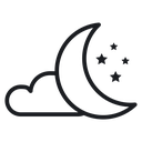 Cloud moon 3 icon