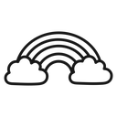 Cloud rainbow 4 icon