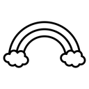 Cloud Rainbow Arch icon