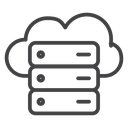 Cloud server icon