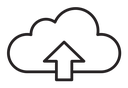Cloud upload 2 icon