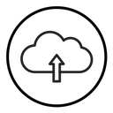 Cloud upload icon