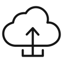 Cloud upload icon