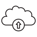 Cloud upload icon