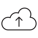 Cloud upload icon