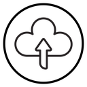 Cloud upload icon