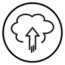 Cloud upload icon