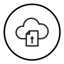 Cloud upload icon
