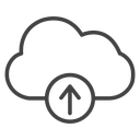 Cloud Upload Badge icon