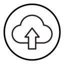 Cloud upload icon