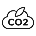 CO2 emission icon