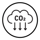 CO2 reduction icon