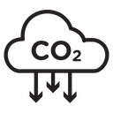 CO2 reduction icon