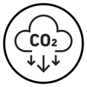 CO2 reduction icon