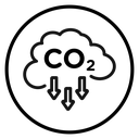 CO2 reduction icon
