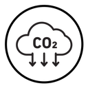 CO2 reduction icon