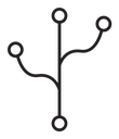 Code branch icon