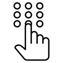 Code lock icon