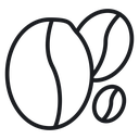 Coffee beans 2 icon