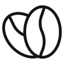 Coffee beans 3 icon