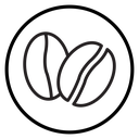 Coffee beans icon