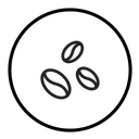 Coffee beans icon