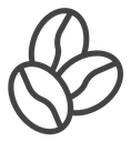 Coffee beans icon