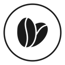 Coffee beans icon